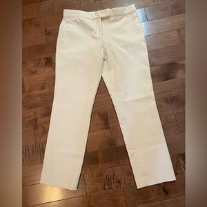 Ann Taylor Cream Ankle Pants
